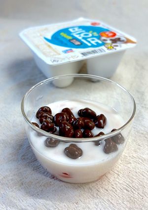 韓国発ビヨットヨーグルト♪いちごチョコ-レシピのメイン写真