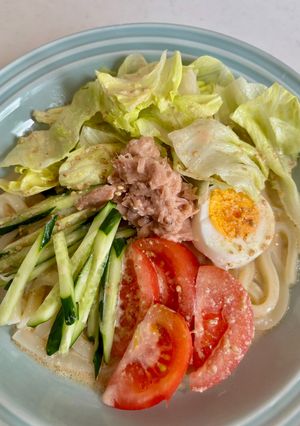 サラダうどん-レシピのメイン写真