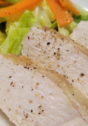 春野菜で♪鶏むね肉と野菜の蒸し焼き-レシピのメイン写真