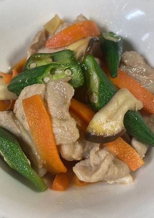 豚肉とオクラのさっぱり炒め✨-レシピのメイン写真