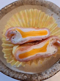 お弁当の隙間ベーコンエッグ-レシピのメイン写真