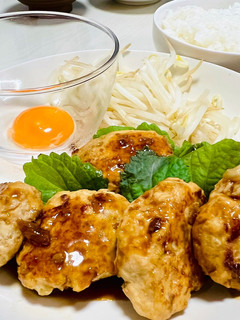 月見鶏つくね-レシピのメイン写真