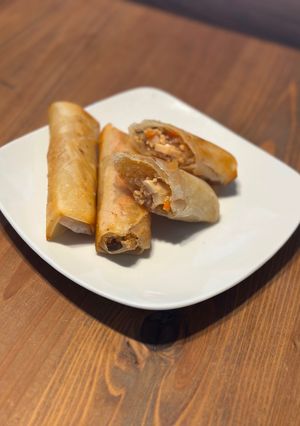 [ダイエットにも]大豆ミートの春巻き-レシピのメイン写真