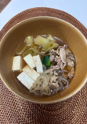 簡単★肉豆腐 豚肉バージョン-レシピのメイン写真