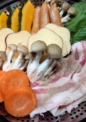 超簡単！ヘルシー蒸し野菜！！-レシピのメイン写真