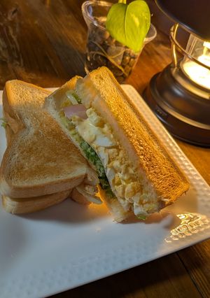 ハムタマゴサンド-レシピのメイン写真