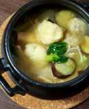 ひとり飯☆具だくさんのお団子汁