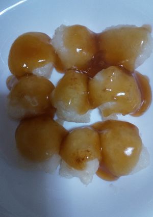 ご飯でみたらし団子-レシピのメイン写真
