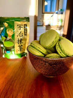抹茶好きにはピッタリな抹茶マカロン!-レシピのメイン写真