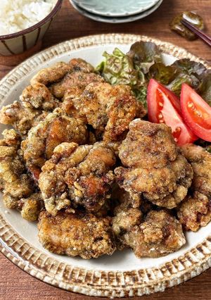 ☆簡単☆和風おかか青のり唐揚げ-レシピのメイン写真