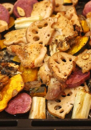ハロウィンカラーのぎゅうぎゅう焼き-レシピのメイン写真