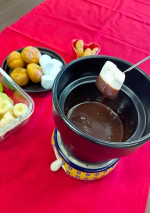 材料2つで!生チョコフォンデュ-レシピのメイン写真