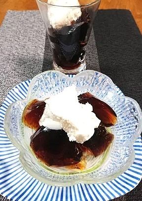 美味しい甘くないコーヒーゼリー-レシピのメイン写真