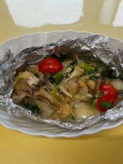 【健康教室】鶏ささみのホイル焼き-レシピのメイン写真