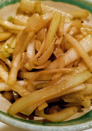 エコラク♪大根の皮で醤油炒め-レシピのメイン写真