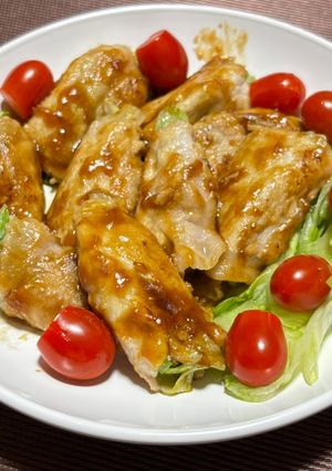 レタスの豚ロース薄切り巻き😃-レシピのメイン写真