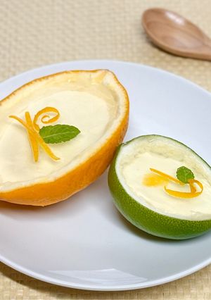 おもてなしに♪生クリームで檸檬ポセット檸檬ゼリー-レシピのメイン写真