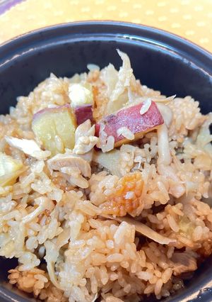 鶏とおいもの炊き込みご飯-レシピのメイン写真