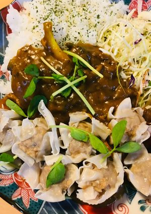レトルト焼売のカレープレート-レシピのメイン写真