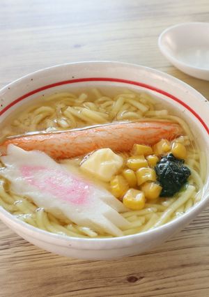 介護食　函館塩バターコーンラーメン-レシピのメイン写真