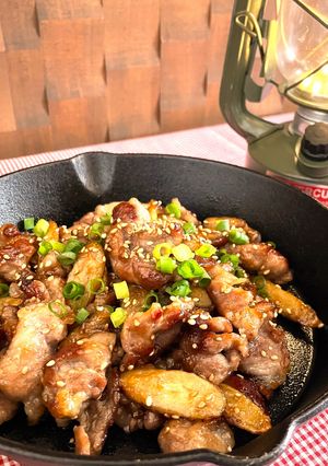 ごぼうと豚肉の甘辛炒め-レシピのメイン写真