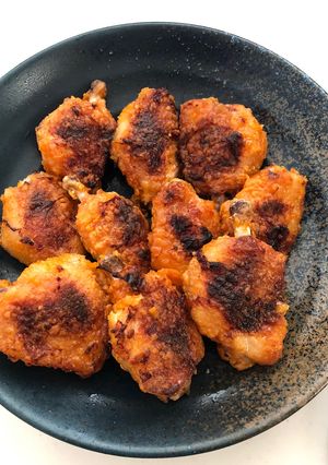 【サイゼ風】揚げないピリ辛手羽先チキン-レシピのメイン写真