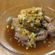やみつきネギ塩砂肝ポン酢