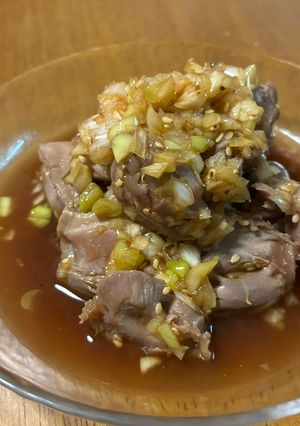 やみつきネギ塩砂肝ポン酢-レシピのメイン写真