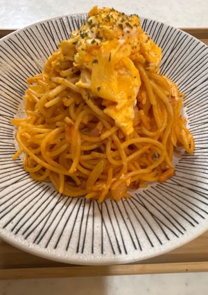 チーズたっぷりナポリタン-レシピのメイン写真