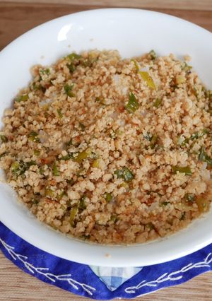 不器用冷凍下味焼肉のたれ鶏そぼろ-レシピのメイン写真