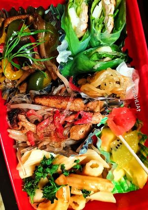 夜のお弁当🌙多国籍おつまみセット｜世界版🇪🇬🗽🪷！-レシピのメイン写真