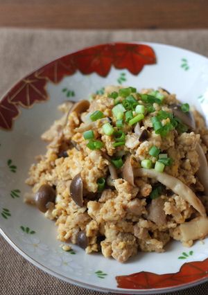 まな板包丁要らず！豚挽肉としめじの炒豆腐-レシピのメイン写真
