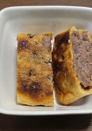 メンチカツ風油あげの肉づめ-レシピのメイン写真