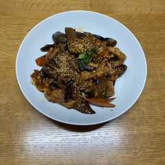 รูปของ 豚薄切り肉で麻婆ナス　2026