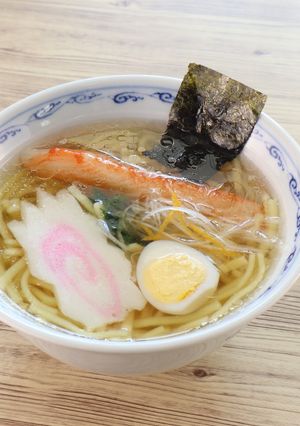介護食　やわらか函館塩ラーメン　アレンジ-レシピのメイン写真