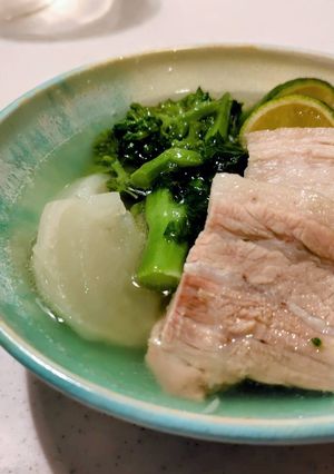 菜の花と豚塩角煮-レシピのメイン写真
