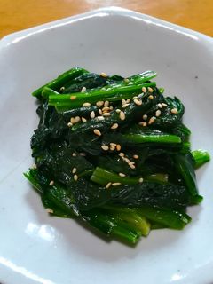【簡単】ほうれん草のナムル-レシピのメイン写真
