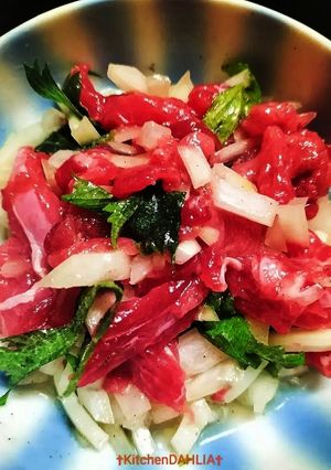 🦊北の深夜居酒屋🐟️まぐろ中落ち旨味かけ算-レシピのメイン写真