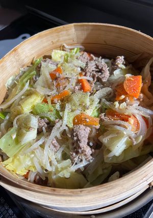 せいろで作る野菜炒め蒸し-レシピのメイン写真