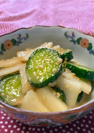 きゅうりと大根の、あっさりナムル漬け🎶-レシピのメイン写真