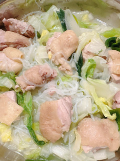 鶏もも肉と白菜の柚子胡椒煮込み-レシピのメイン写真