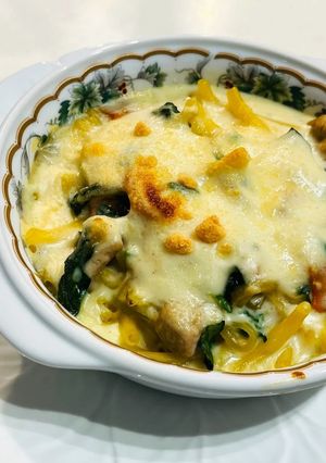 我が家の基本のマカロニグラタン-レシピのメイン写真