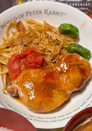 味付け簡単!鶏もも肉で!照り焼きチキン-レシピのメイン写真