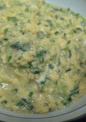 訪問ヘルパーが作る豆苗の柔らかい卵とじ-レシピのメイン写真