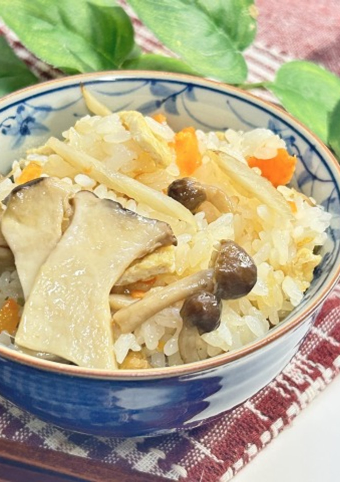 塩麹仕込み🍄‍🟫きのこの炊き込みご飯😋-レシピのメイン写真