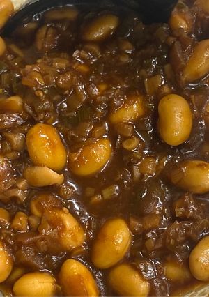ワンボールレンジ、しめじ入り万能豆味噌！-レシピのメイン写真