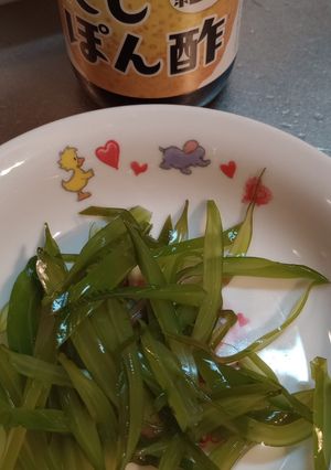 生わかめの茎のポン酢和え-レシピのメイン写真