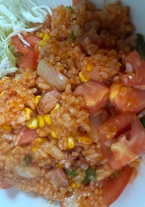 夏野菜チャーハン-レシピのメイン写真