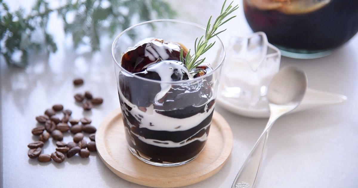 ほろ苦☕️コーヒーゼリー by milk＊crown 【クックパッド】 簡単