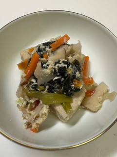 高野豆腐の炒り卵-レシピのメイン写真